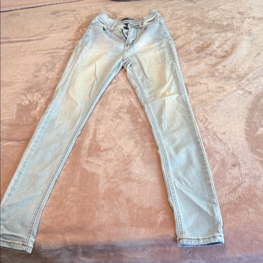 Fashion Nova Blue Skinny Jeans